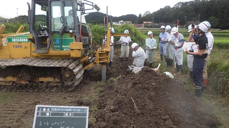 シートパイプ研修会・施工を行いました。