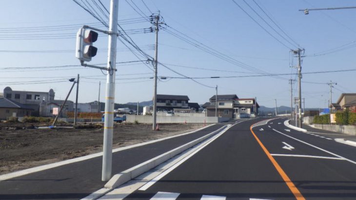 下場土地区画整理事業道路整備工事国道268号外