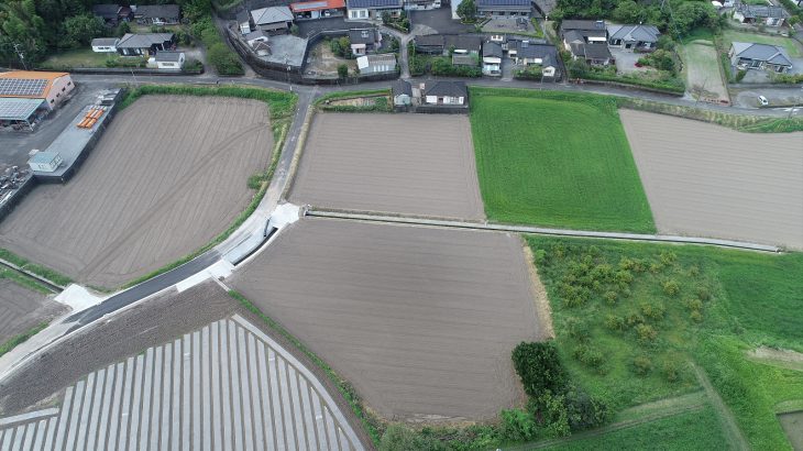 農村地域防災減災事業（農村災害）湧水地区3-2工区　完成検査が終わりました