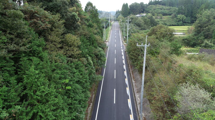 農地整備事業（通作・保全）轟地区 5-2工区　完成検査が終わりました